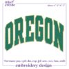 Oregon Embroidery Designs, Oregon Ducks Machine Embroidery Design File