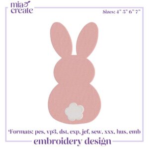 Easter Peep Embroidery Files, Easter Embroidery Designs